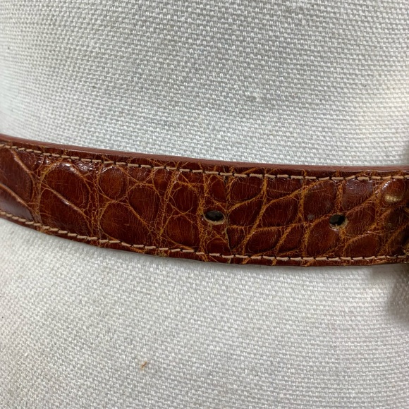 Vintage BARRY KIESELSTEIN CORD celestial belt lizard and alligator sun 90s small - Picture 4 of 16
